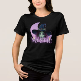 Mystic Witch - Enchanting Gothic Aesthetic トライブレンドＴシャツ