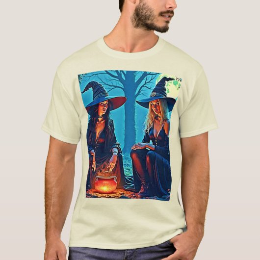 Mystic Witches Cauldron Spellbound Tシャツ (正面)