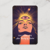 Mystic Woman Eye Dark Blue -Gold 名刺 (正面)