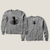 Mystic Woman in Motion – Elegant Silhouette (デザイン 正面&背面)