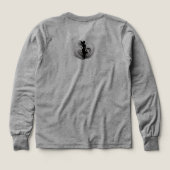 Mystic Woman in Motion – Elegant Silhouette (デザイン背面)