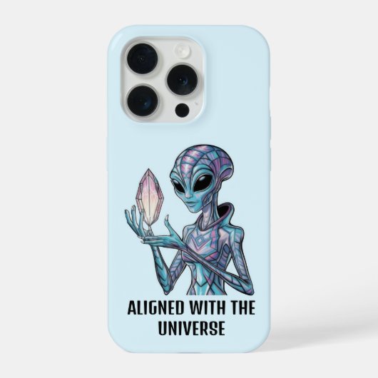Mystical Alien Phone Case iPhoneケース (裏面)