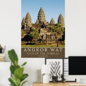 Mystical Angkor Temples – Cambodia ポスター (ホームオフィス)