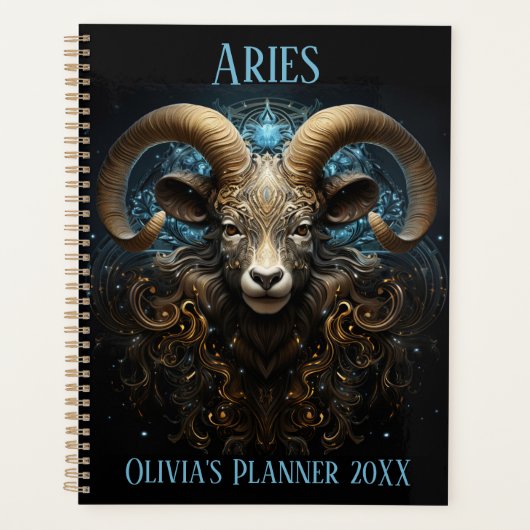 Mystical Aries Zodiac Planner プランナー手帳 (正面)