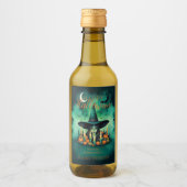 Mystical & Attractive Halloween Witch Conjures  ワインラベル (正面)