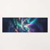 Mystical Aurora Mountain Yoga Mat – Fantasy Nature ヨガマット (正面(横))