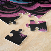 Mystical Capricorn Zodiac Sign ジグソーパズル (側面)