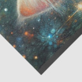 Mystical Cat Among the Blooms Whimsical Decoupage  薄葉紙 (詳細)