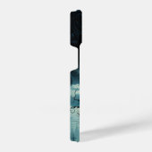 Mystical Cat Overlook: Enchanted Cityscape iPhoneケース (右側面)