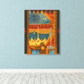 Mystical Ceiling Print from Brighton’s Music Room キャンバスプリント (インサイチュ (ウッドフロア))