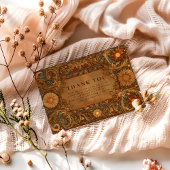 Mystical Celestial Baroque Wedding サンキューカード