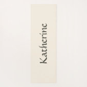 Mystical Celestial Moon Stars Pattern Custom Name ヨガマット (裏面)