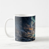 Mystical Celestial Sorceress Mug – Golden Fantasy  コーヒーマグカップ (左)