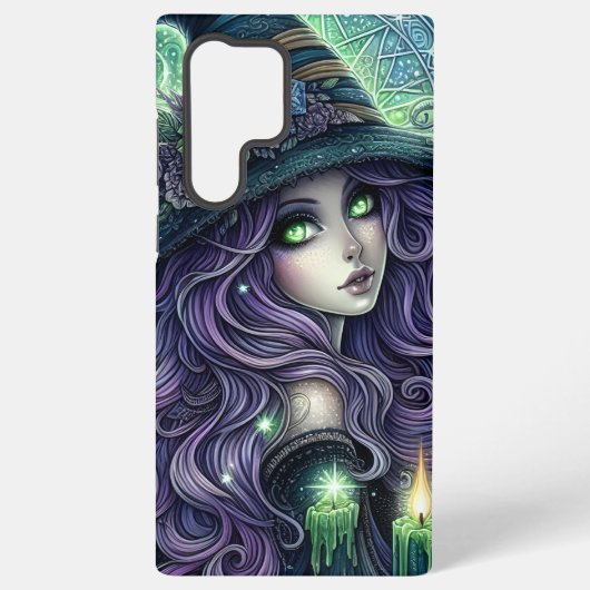 Mystical Celestial Witch Samsung Galaxyケース (裏面)