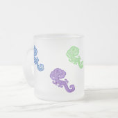 Mystical Cloud Creature Mug フロストグラスマグカップ (正面左)