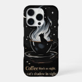  Mystical Coffee Cat iPhoneケース (裏面)