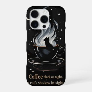  Mystical Coffee Cat iPhone 16 Proケース