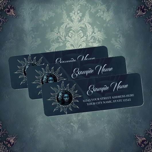 Mystical connection,  mystical woman and the lion. ラベル