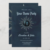 Mystical connection,  mystical woman and the lion. 招待状 (正面/裏面)