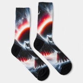 Mystical Cosmic Celestial Owl ソックス (右)