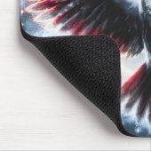 Mystical Cosmic Celestial Owl マウスパッド (コーナー)