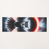 Mystical Cosmic Celestial Owl ヨガマット (正面(横))