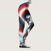 Mystical Cosmic Celestial Owl レギンス (右)