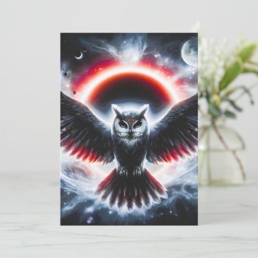 Mystical Cosmic Celestial Owl 案内状 (スタンド正面)