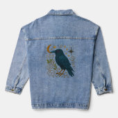 Mystical Crow Embroidered Look デニムジャケット (裏面)