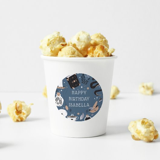 Mystical Crystal Fortune Teller Birthday Party ラウンドシール