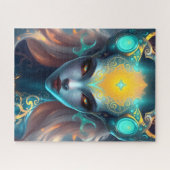 Mystical Dark Siren Goddess ジグソーパズル (横)