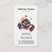 Mystical design with crystal ball 名刺 (正面)