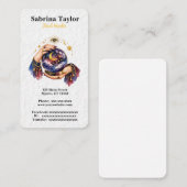 Mystical design with crystal ball 名刺 (正面/裏面)