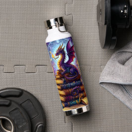 Mystical Dragon Wizard Books ウォーターボトル