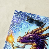 Mystical Dragon Wizard Books ビーチタオル (インサイチュ)