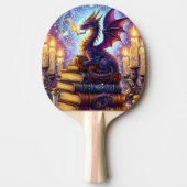 Mystical Dragon Wizard Books 卓球ラケット (正面)