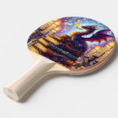 Mystical Dragon Wizard Books 卓球ラケット (正面アングル)