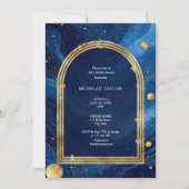 Mystical Enchanted Celestial Elegant Chic Bridal 招待状 (正面)