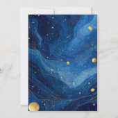 Mystical Enchanted Celestial Elegant Chic Bridal 招待状 (裏面)