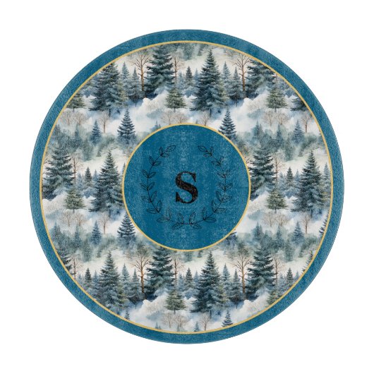 Mystical Evergreen Forest Cutting Board カッティングボード (正面)