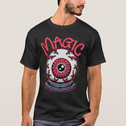 Mystical Eyeball streetwear  Tシャツ (正面)