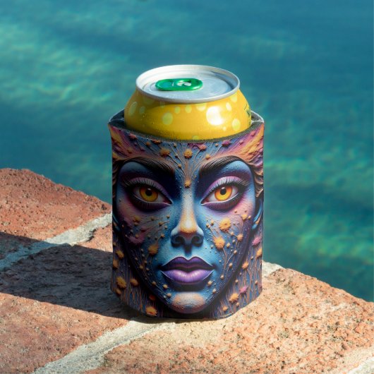 Mystical Face Art Can Cooler 缶クーラー (インサイチュ プール)