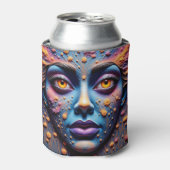 Mystical Face Art Can Cooler 缶クーラー (缶正面)