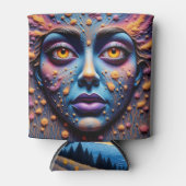 Mystical Face Art Can Cooler 缶クーラー (正面)