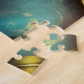 Mystical Fantasy Queen Portrait with Golden Crown ジグソーパズル (側面)