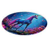 Mystical Fantasy Unicorn Art カッティングボード (角)