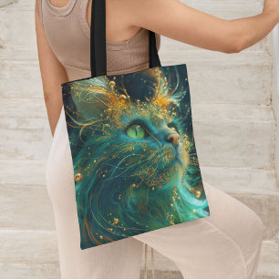 Mystical Feline トートバッグ
