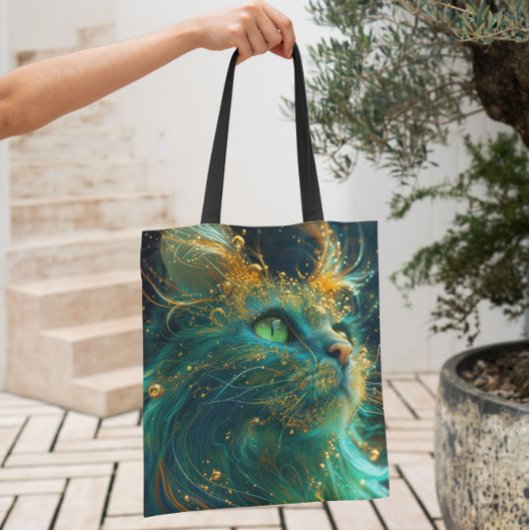 Mystical Feline トートバッグ