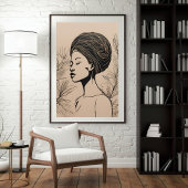 Mystical Feminine African Vibe ポスター