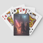 Mystical Forest Battle Animals Art トランプ (裏面)